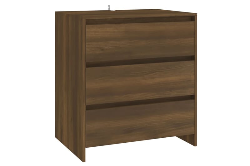 Skjenk brun eik 70x41x75 cm sponplate - Brun - Oppbevaring - Oppbevaringsmøbler - Sideboard & skjenk