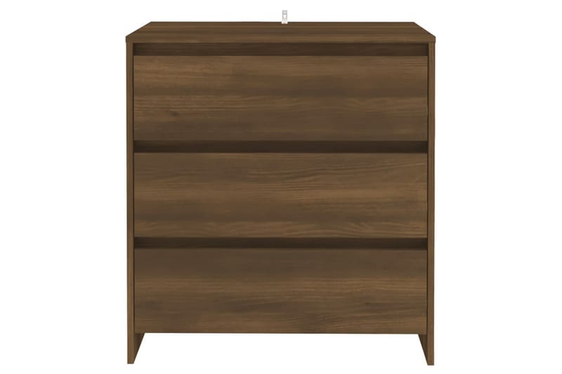 Skjenk brun eik 70x41x75 cm sponplate - Brun - Oppbevaring - Oppbevaringsmøbler - Sideboard & skjenk