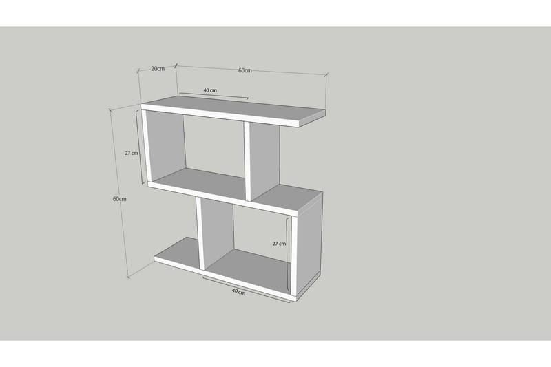 Skjenk Cabbot 60 cm - Gul - Oppbevaring - Oppbevaringsmøbler - Sideboard & skjenk