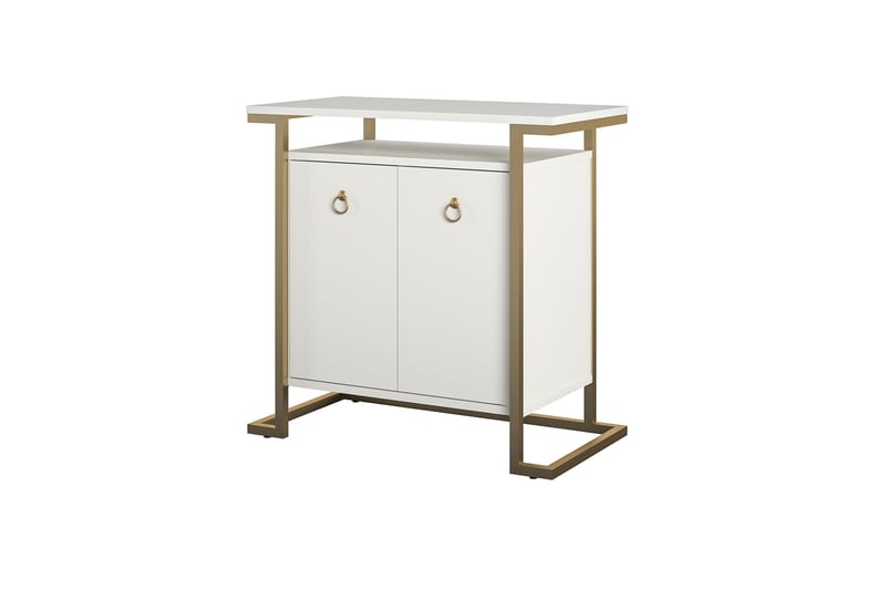 Skjenk Camila 80x42,4 cm Hvit - CosmoLiving - Oppbevaring - Oppbevaringsmøbler - Sideboard & skjenk