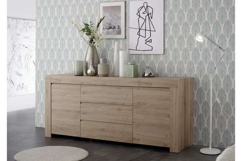 Skjenk Firenze 184 cm - Brun - Oppbevaring - Oppbevaringsmøbler - Sideboard & skjenk