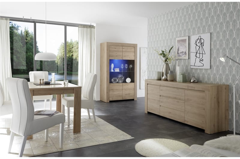 Skjenk Firenze 184 cm - Brun - Oppbevaring - Oppbevaringsmøbler - Sideboard & skjenk