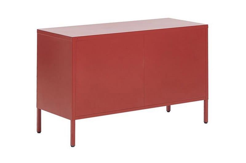 Skjenk Gevaria 100x65 cm - Rød - Oppbevaring - Oppbevaringsmøbler - Sideboard & skjenk