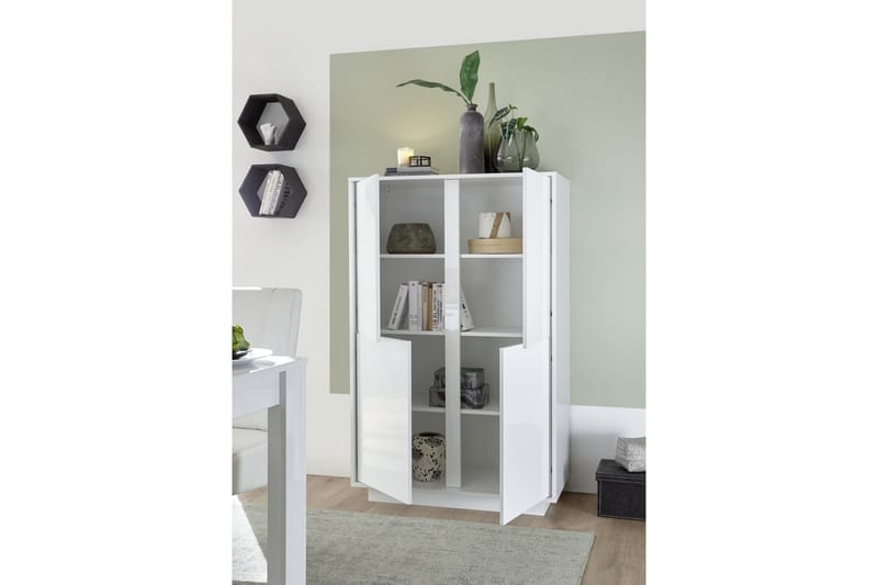 Skjenk Ghiaccio 92x43 cm - Hvit Highlighter - Oppbevaring - Oppbevaringsmøbler - Sideboard & skjenk