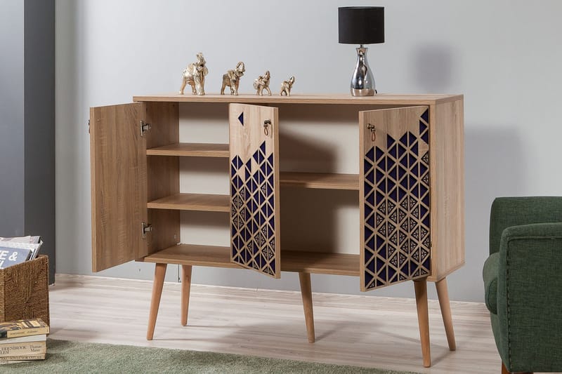 Skjenk Gillberga 120 cm - Brun - Oppbevaring - Oppbevaringsmøbler - Sideboard & skjenk