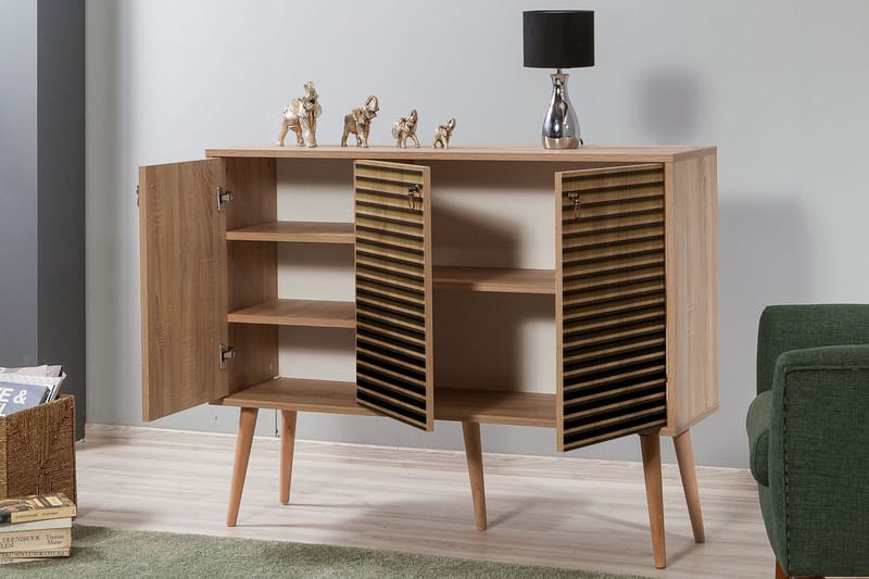 Skjenk Gillberga 120 cm - Brun - Oppbevaring - Oppbevaringsmøbler - Sideboard & skjenk