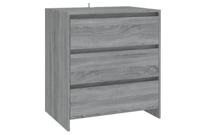 Skjenk grå sonoma eik 70x41x75 cm sponplate - Grå - Oppbevaring - Oppbevaringsmøbler - Sideboard & skjenk