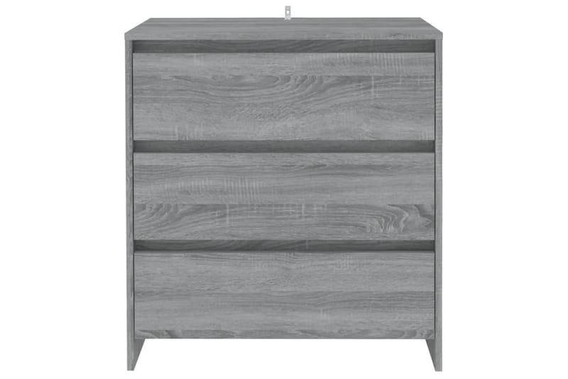 Skjenk grå sonoma eik 70x41x75 cm sponplate - Grå - Oppbevaring - Oppbevaringsmøbler - Sideboard & skjenk