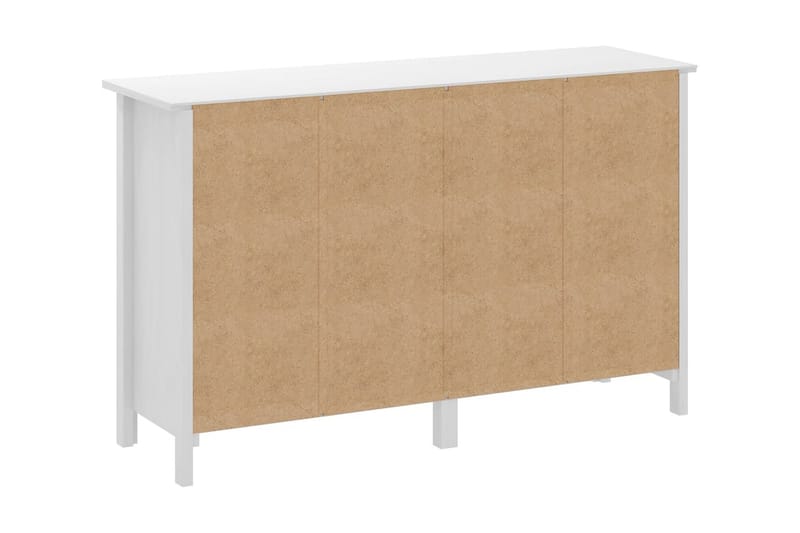 Skjenk Hill Range hvit 130x40x80 cm heltre furu - Oppbevaring - Oppbevaringsmøbler - Sideboard & skjenk