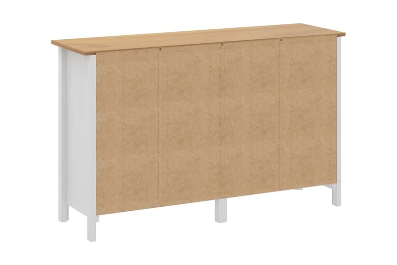 Skjenk Hill Range hvit 130x40x80 cm heltre furu - Oppbevaring - Oppbevaringsmøbler - Sideboard & skjenk