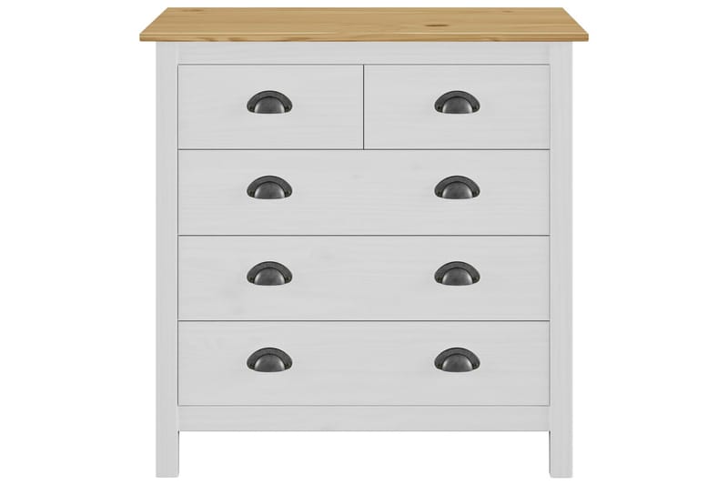 Skjenk Hill Range hvit 79x40x80 cm heltre furu - Oppbevaring - Oppbevaringsmøbler - Sideboard & skjenk