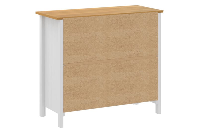 Skjenk Hill Range hvit 90x40x80 cm heltre furu - Oppbevaring - Oppbevaringsmøbler - Sideboard & skjenk