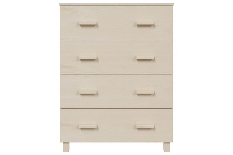 Skjenk honningbrun 79x40x103,5 cm heltre furu - Brun - Oppbevaring - Oppbevaringsmøbler - Sideboard & skjenk