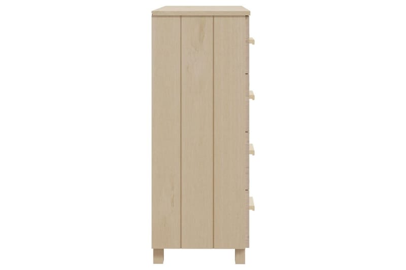 Skjenk honningbrun 79x40x103,5 cm heltre furu - Brun - Oppbevaring - Oppbevaringsmøbler - Sideboard & skjenk