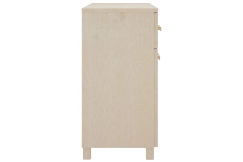 Skjenk honningbrun 79x40x80 cm heltre furu - Brun - Oppbevaring - Oppbevaringsmøbler - Sideboard & skjenk