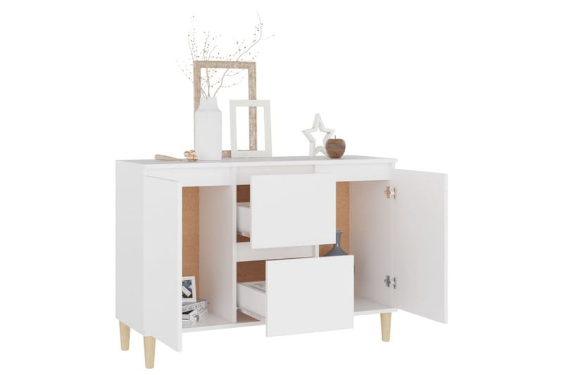 Skjenk hvit 103,5x35x70 cm sponplate - Hvit - Oppbevaring - Oppbevaringsmøbler - Sideboard & skjenk