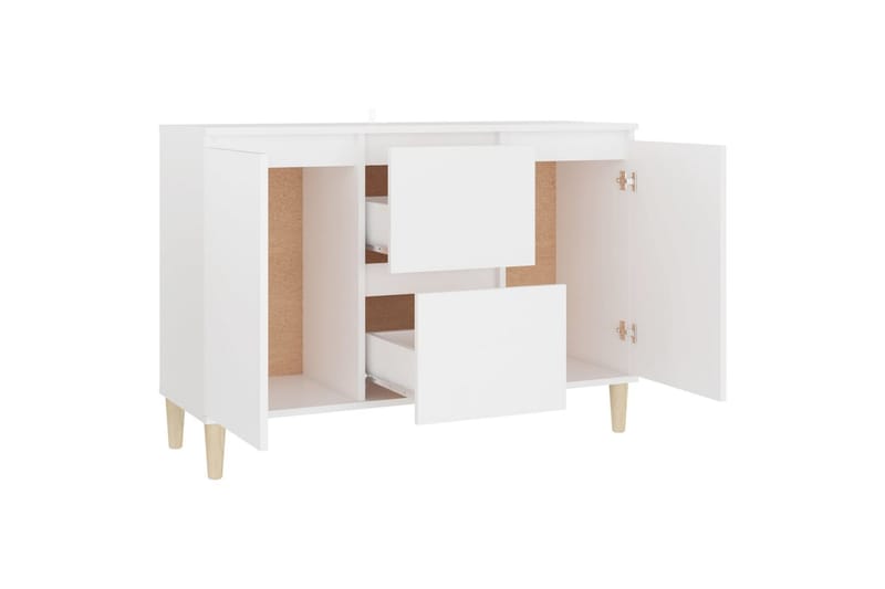 Skjenk hvit 103,5x35x70 cm sponplate - Hvit - Oppbevaring - Oppbevaringsmøbler - Sideboard & skjenk