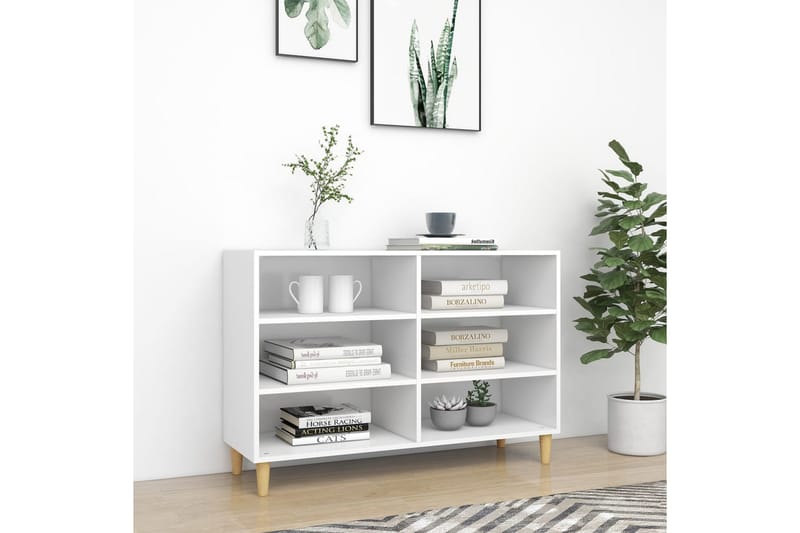 Skjenk hvit 103,5x35x70 cm sponplate - Hvit - Oppbevaring - Oppbevaringsmøbler - Sideboard & skjenk