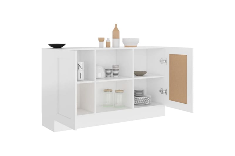 Skjenk hvit 120x30,5x70 cm sponplate - Hvit - Oppbevaring - Oppbevaringsmøbler - Sideboard & skjenk