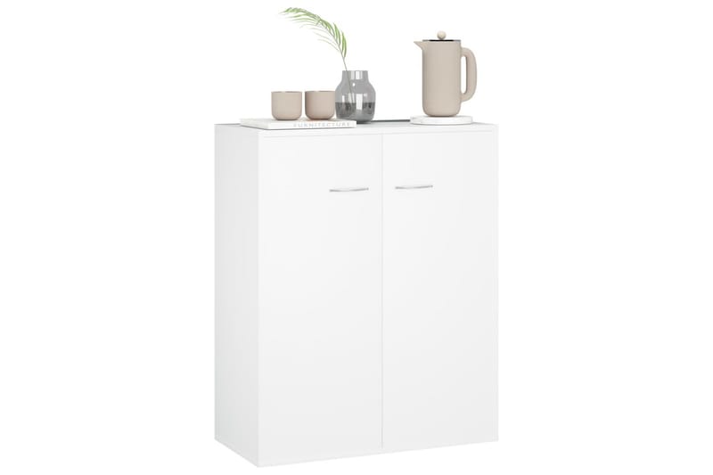 Skjenk hvit 60x30x75 cm sponplate - Oppbevaring - Oppbevaringsmøbler - Sideboard & skjenk