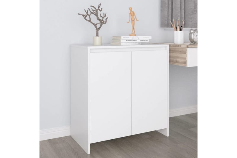 Skjenk hvit 70x40x73,5 cm sponplate - Hvit - Oppbevaring - Oppbevaringsmøbler - Sideboard & skjenk