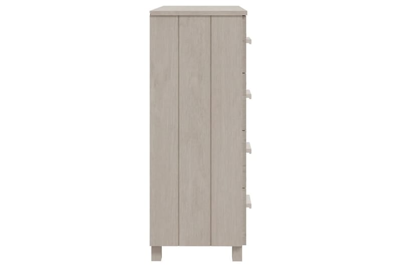 Skjenk hvit 79x40x103,5 cm heltre furu - Hvit - Oppbevaring - Oppbevaringsmøbler - Sideboard & skjenk