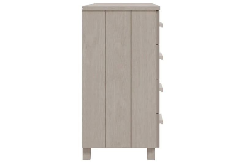 Skjenk hvit 79x40x80 cm heltre furu - Hvit - Oppbevaring - Oppbevaringsmøbler - Sideboard & skjenk