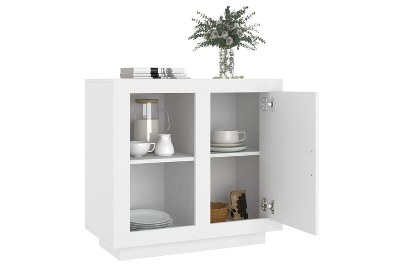 Skjenk hvit 80x40x75 cm - Hvit - Oppbevaring - Oppbevaringsmøbler - Sideboard & skjenk