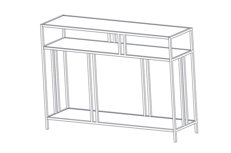 Skjenk Itason 110 cm - Svart - Oppbevaring - Oppbevaringsmøbler - Sideboard & skjenk