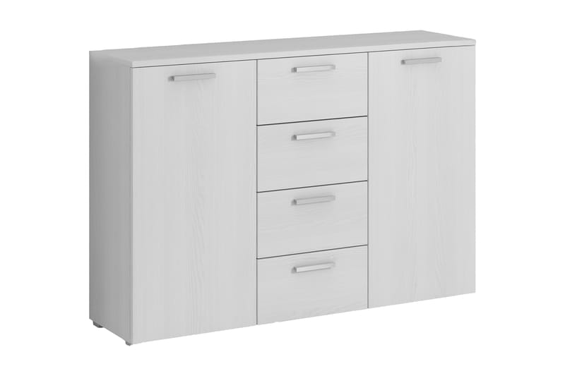 Skjenk Jorbes 38x132 cm - Askegrå | Hvit - Oppbevaring - Oppbevaringsmøbler - Sideboard & skjenk