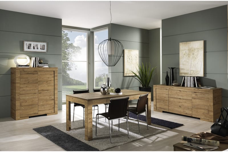 Skjenk Luchino 191 cm - Tre|Natur - Oppbevaring - Oppbevaringsmøbler - Sideboard & skjenk