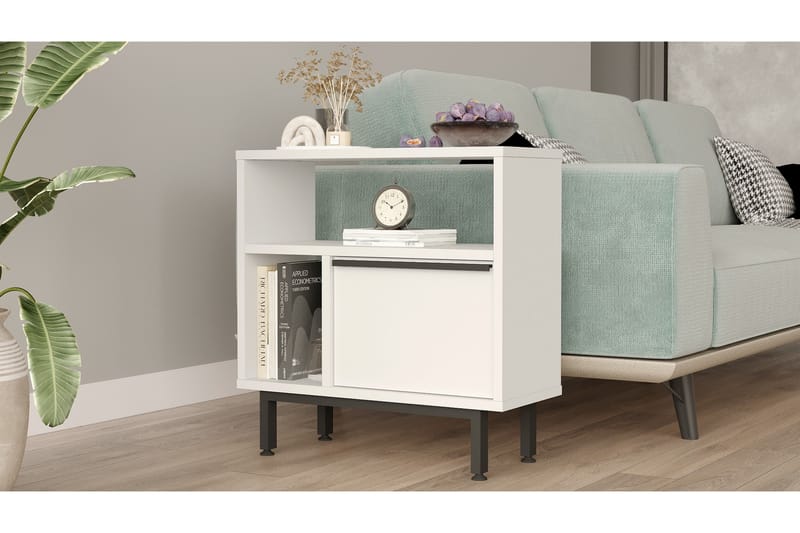 Skjenk Manuja 60 cm - Hvit - Oppbevaring - Oppbevaringsmøbler - Sideboard & skjenk