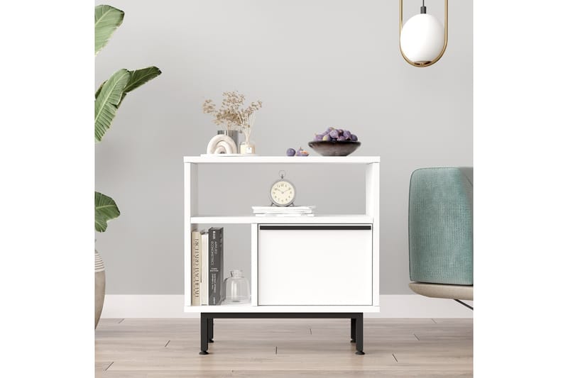 Skjenk Manuja 60 cm - Hvit - Oppbevaring - Oppbevaringsmøbler - Sideboard & skjenk