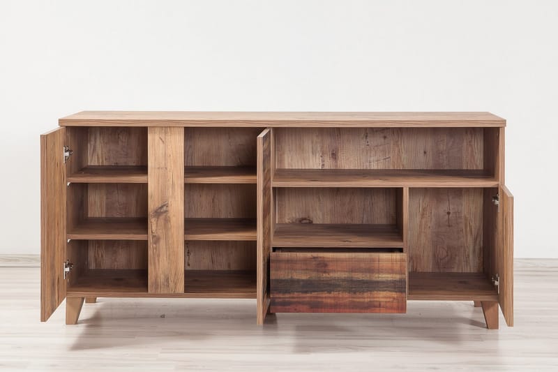 Skjenk Masako Tresilhuett - Mørkebrun - Oppbevaring - Oppbevaringsmøbler - Sideboard & skjenk