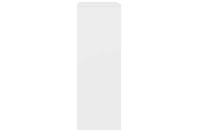 Skjenk med 6 skuffer hvit 50x34x96 cm sponplate - Sideboard & skjenk