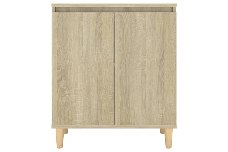 Skjenk med ben i heltre sonoma eik 60x35x70 cm sponplate - Brun - Oppbevaring - Oppbevaringsmøbler - Sideboard & skjenk