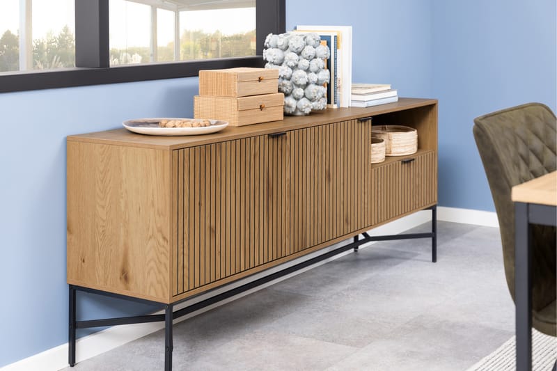 Skjenk Minu 180 cm - Natur - Oppbevaring - Oppbevaringsmøbler - Sideboard & skjenk