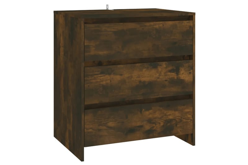 Skjenk røkt eik 70x41x75 cm sponplate - Brun - Oppbevaring - Oppbevaringsmøbler - Sideboard & skjenk