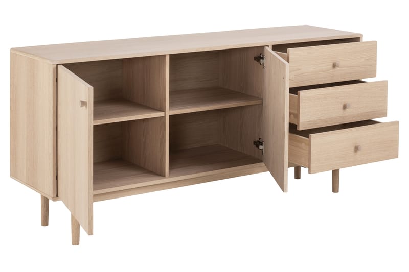 Skjenk Salama 160 cm - Hvid - Sideboard & skjenk