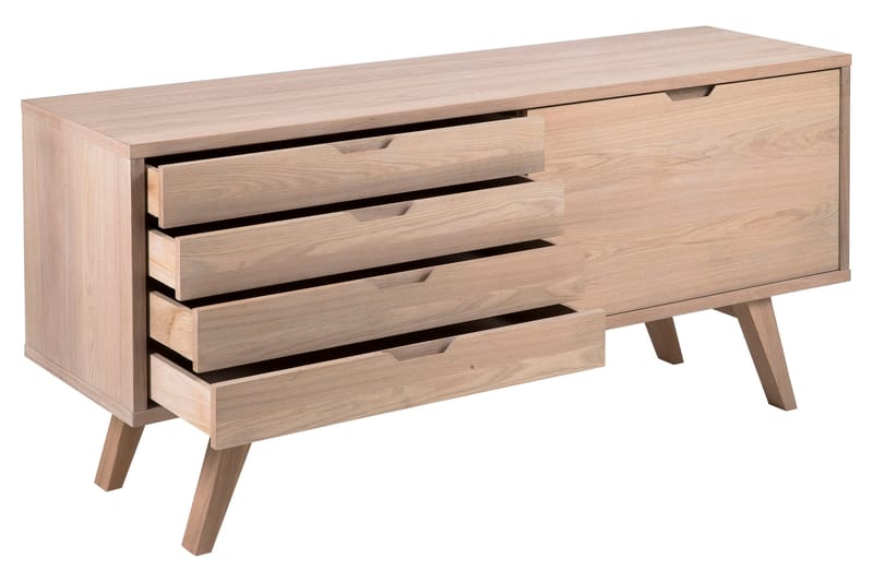 Skjenk Simmadon 160 cm - Hvid - Oppbevaring - Oppbevaringsmøbler - Sideboard & skjenk