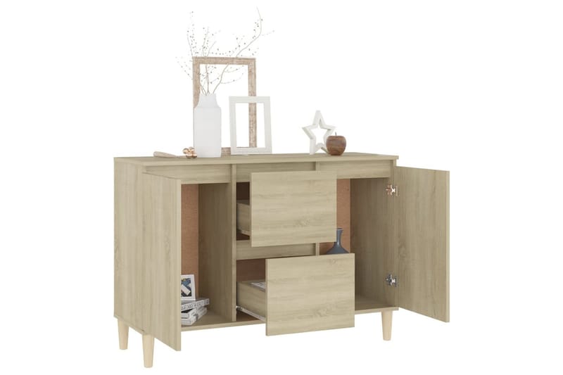 Skjenk sonoma eik 103,5x35x70 cm sponplate - Brun - Oppbevaring - Oppbevaringsmøbler - Sideboard & skjenk