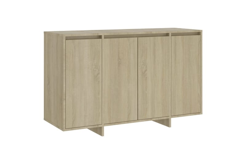 Skjenk sonoma eik 120x41x75 cm sponplate - Beige - Oppbevaring - Oppbevaringsmøbler - Sideboard & skjenk