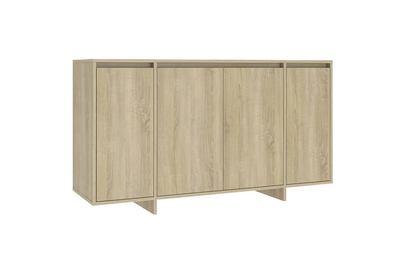 Skjenk sonoma eik 135x41x75 cm sponplate - Beige - Oppbevaring - Oppbevaringsmøbler - Sideboard & skjenk