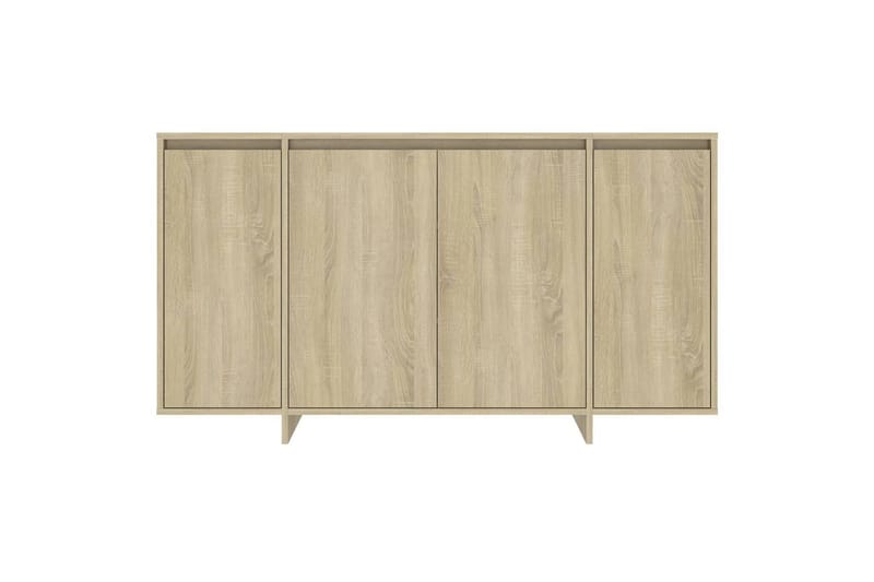 Skjenk sonoma eik 135x41x75 cm sponplate - Beige - Oppbevaring - Oppbevaringsmøbler - Sideboard & skjenk