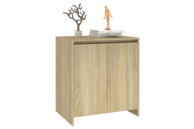 Skjenk sonoma eik 70x40x73,5 cm sponplate - Beige - Oppbevaring - Oppbevaringsmøbler - Sideboard & skjenk