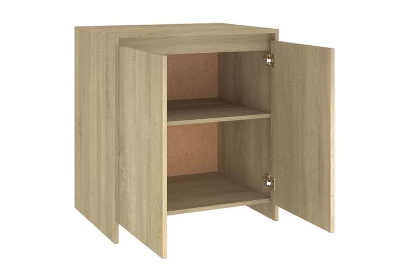 Skjenk sonoma eik 70x40x73,5 cm sponplate - Beige - Oppbevaring - Oppbevaringsmøbler - Sideboard & skjenk