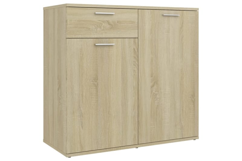 Skjenk sonoma eik 80x36x75 cm sponplate - Brun - Oppbevaring - Oppbevaringsmøbler - Sideboard & skjenk