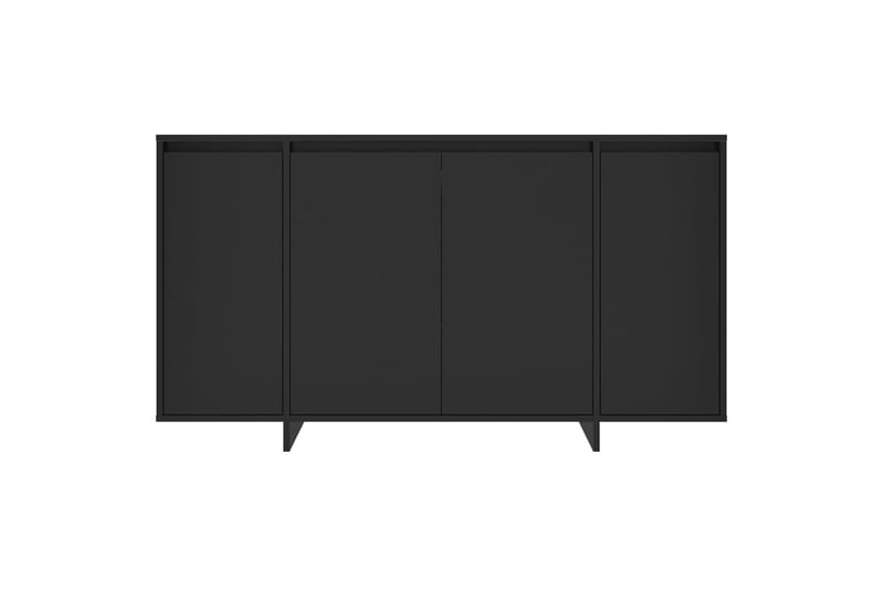 Skjenk svart 135x41x75 cm sponplate - Svart - Oppbevaring - Oppbevaringsmøbler - Sideboard & skjenk