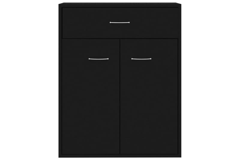 Skjenk svart 60x30x75 cm sponplate - Oppbevaring - Oppbevaringsmøbler - Sideboard & skjenk