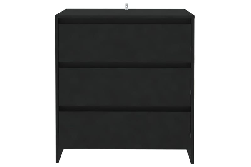 Skjenk svart 70x41x75 cm sponplate - Svart - Oppbevaring - Oppbevaringsmøbler - Sideboard & skjenk